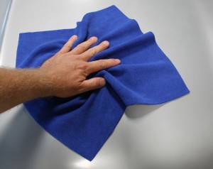 Microfiber Towel used to clean