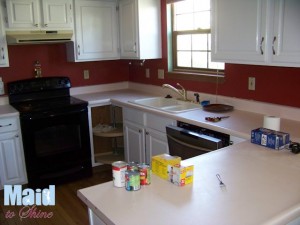 Kitchen Before Maid to Shine Deluxe Cleaning